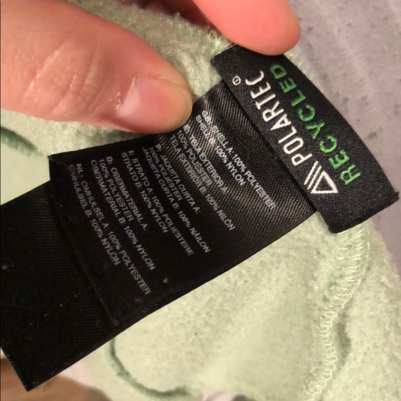 North Face Green and Grey Fleece Jacket - Picture 6 of 6